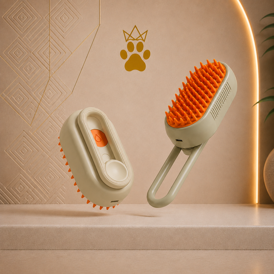 Luxelo™ 4-in-1 Mist Grooming Brush — Sage Green